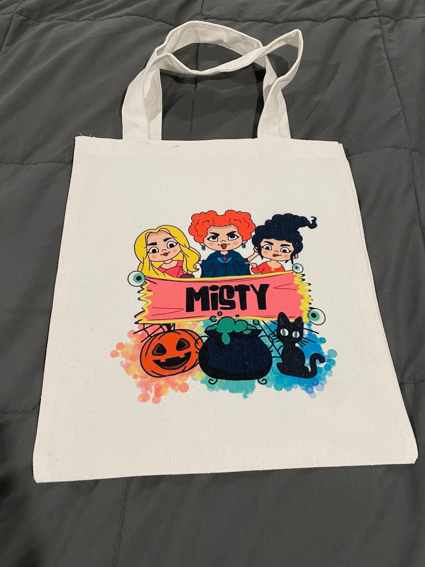 Kids Trick or Treat Tote Bags