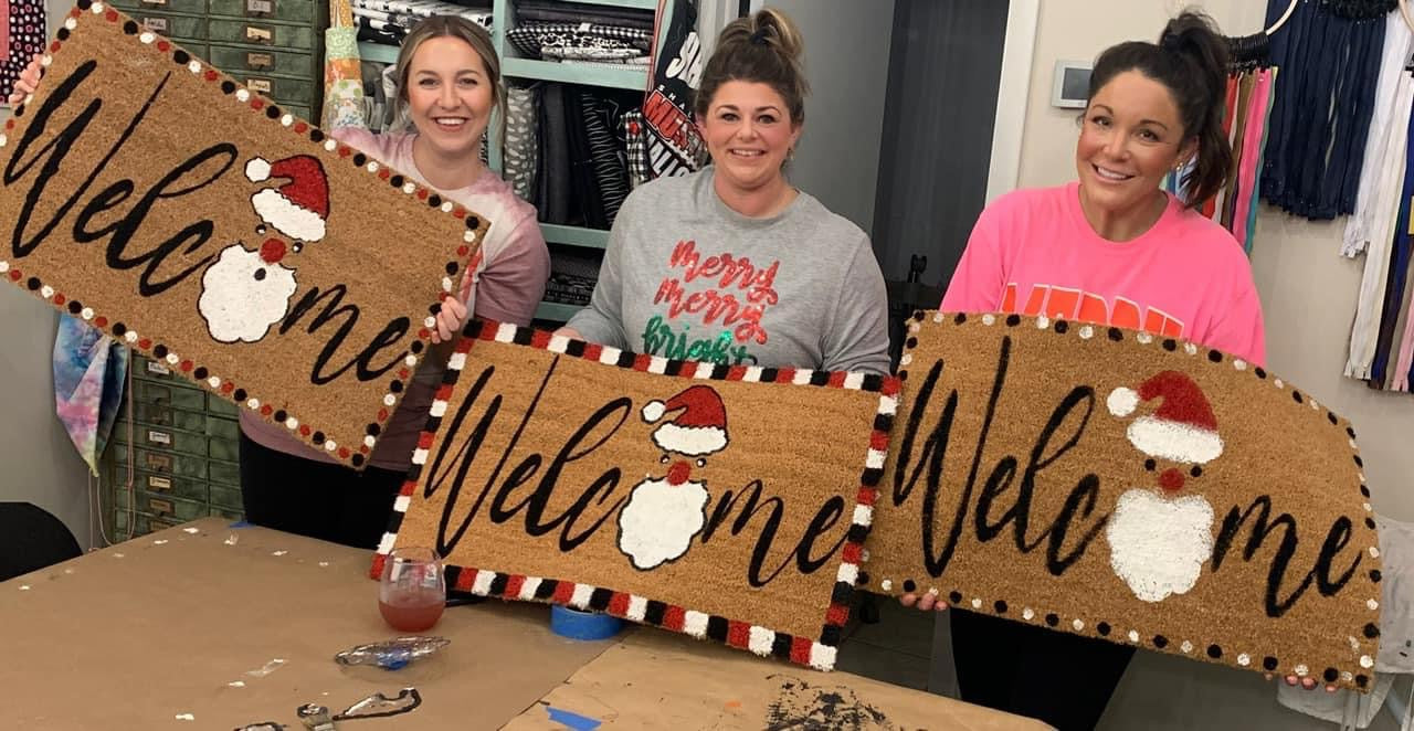 Doormat painting classes