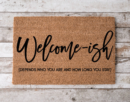 18” x 30” personalized doormat