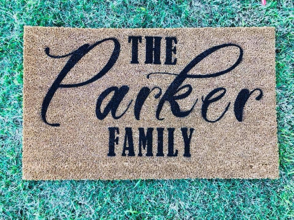 18” x 30” personalized doormat
