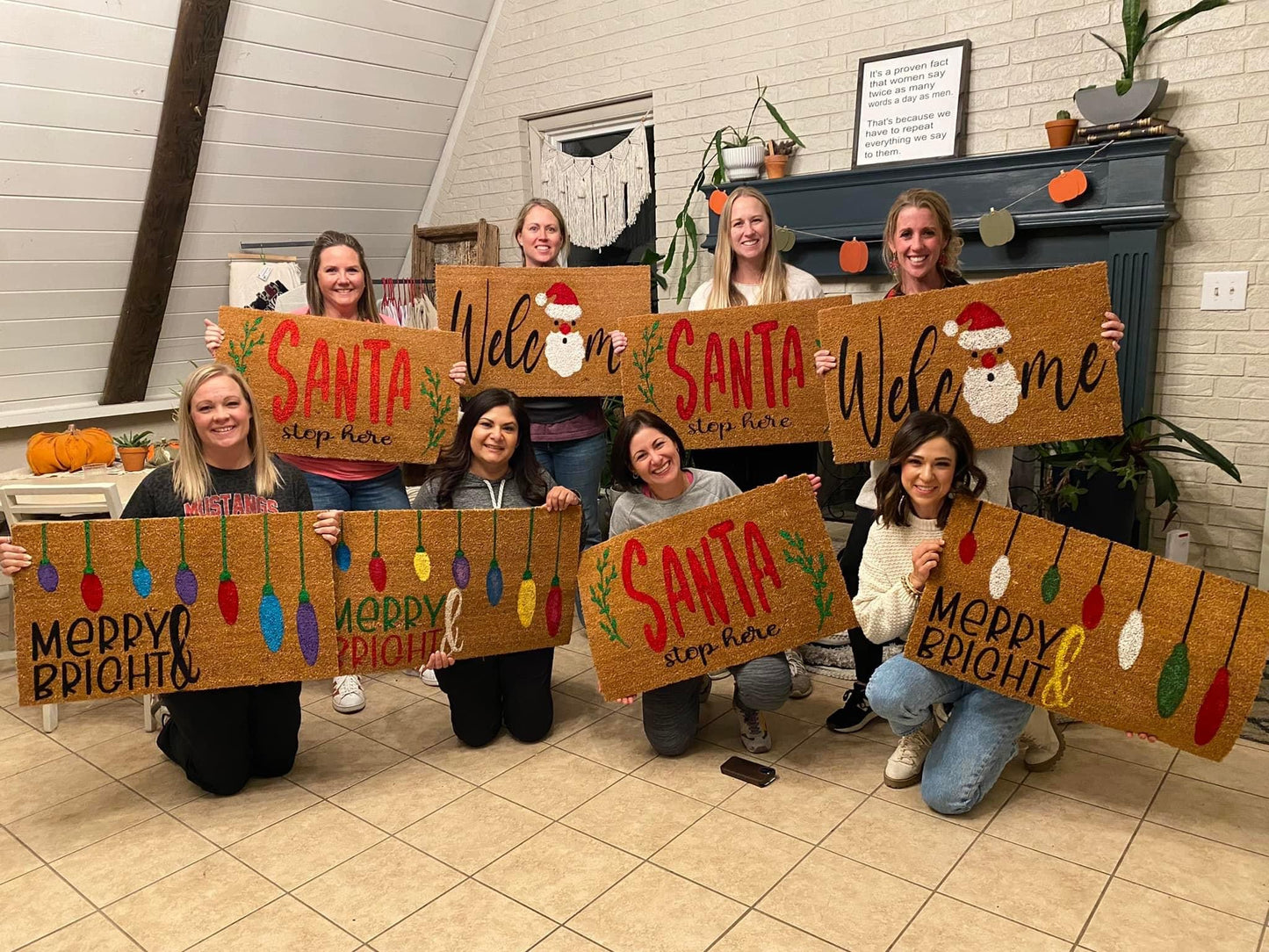 Doormat painting classes