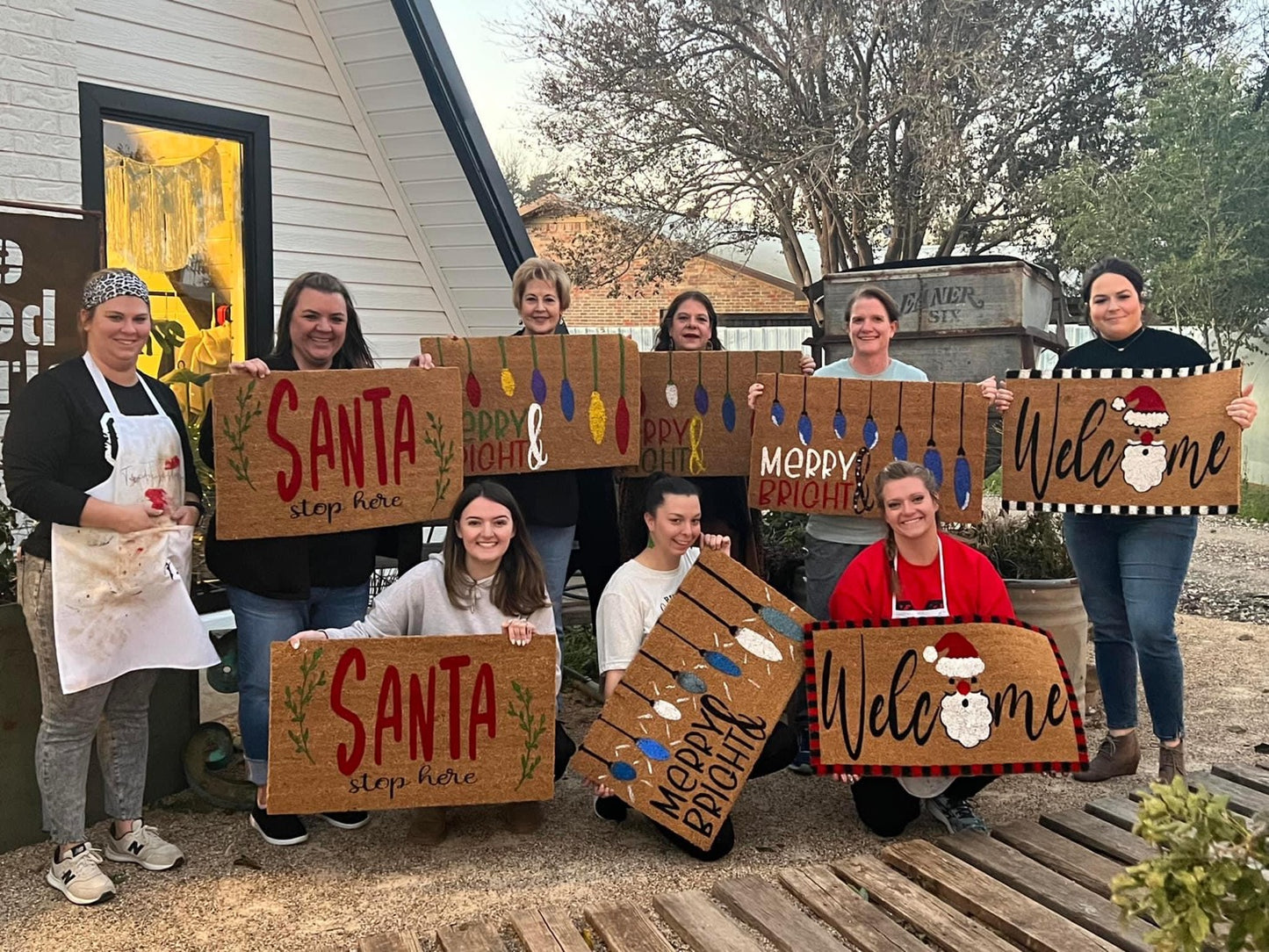 Doormat painting classes